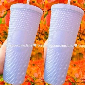 ❄️2 NEW💎Starbucks Holiday Icy Iridescent Venti Studded Bling Venti Tumblers